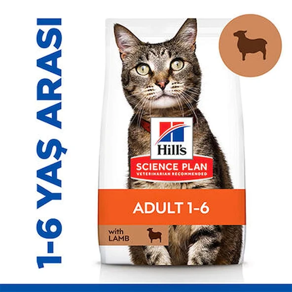 Hill's Adult Lamb Kuzu Etli Yetişkin Kedi Maması 1.5 Kg (SKT:09.26) ürün görseli 1