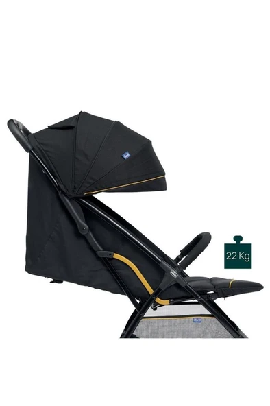Chicco Glee Uneven Black Bebek Arabası - Resim 3