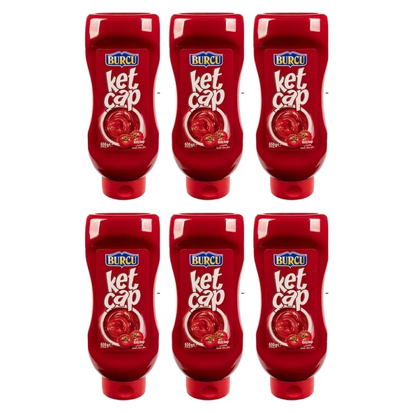 Burcu Ketçap 650 gr Tatlı x 6 Adet ürün görseli 1