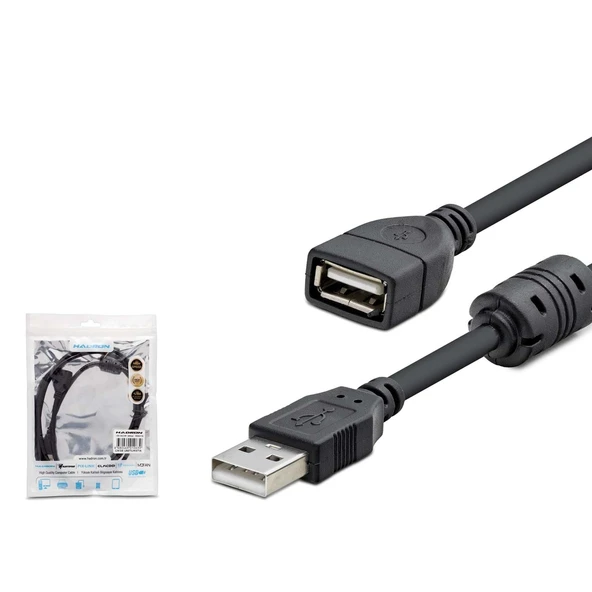 Hadron Hdx7533 Usb Uzatma Kablosu 1.5 Metre - Siyah ürün görseli 1