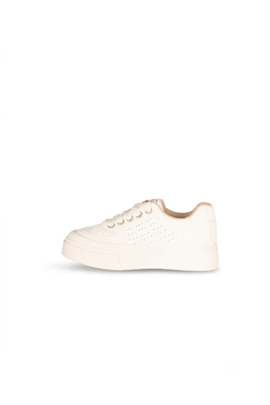 Solmaz BDLZ2011 Bej Kadın Sneaker - Resim 4