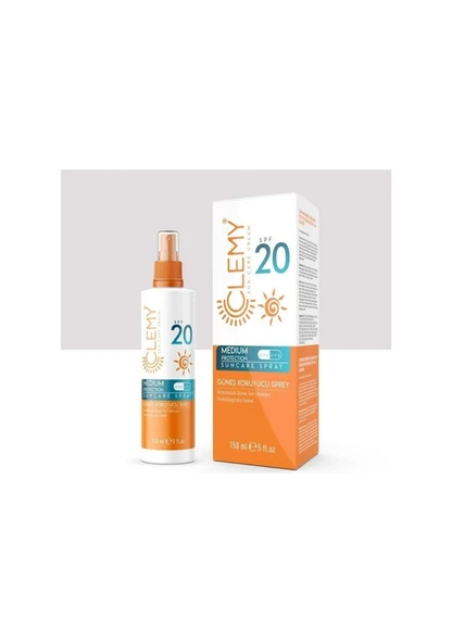 Clemy Güneş Koruyucu Sprey SPF20+ 150 ml ürün görseli 1