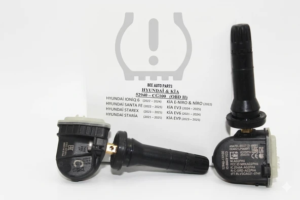 HYUNDAİ & KİA GRUBU ARAÇLARLA UYUMLU LASTİK BASINÇ SENSÖRÜ OEM: 52940 - CG100 ürün görseli 1