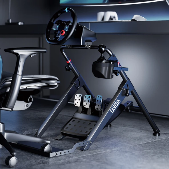 EXVEGA Katlanabilir Sim Racing Yarış Simülatörü Kokpiti SR03 ürün görseli 1