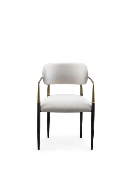 Elegance Kolçaklı Metal Mutfak Sandalyesi - Resim 2