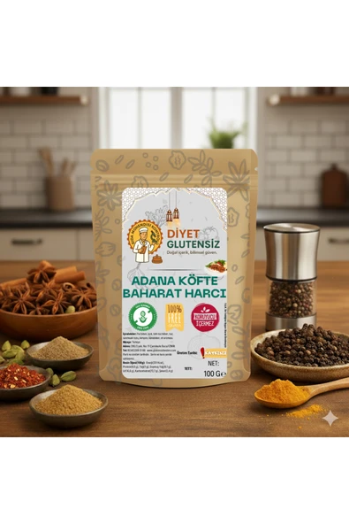 Diyet Glutensiz Glutensiz Adana Köfte Kebabı Harcı 100 G ürün görseli 1