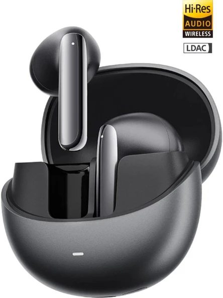 QCY HT10 Ailybuds Pro+ Siyah Adaptif Anc Hi-Res Ldac AI 6 Mikrofon Bluetooth 5.3 Kablosuz Kulaklık ürün görseli 1