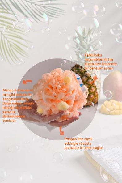 Mango & Ananas Sabunlu Banyo Lifi - Resim 2