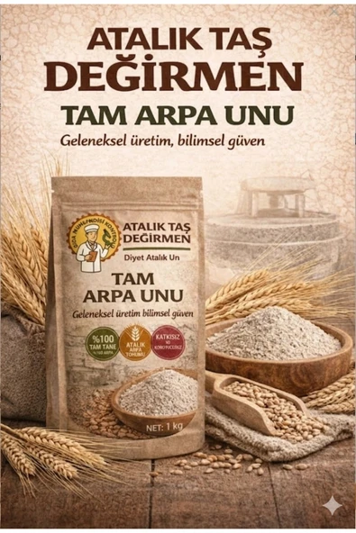 Diyet Glutensiz Tam Arpa Unu 1 Kg (Gluten İçerir) ürün görseli 1