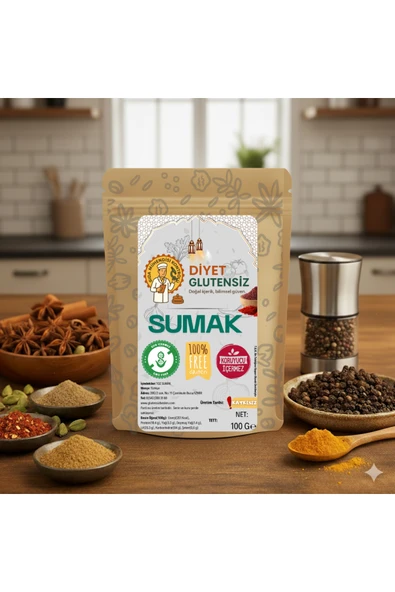 Diyet Glutensiz Glutensiz Sumak 100 G ürün görseli 1