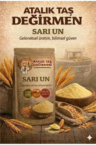 Diyet Glutensiz Sarı Un 1 kg (Gluten İçerir) ürün görseli 1
