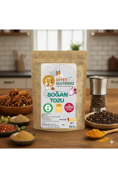 Diyet Glutensiz Glutensiz Soğan Tozu 100 G ürün görseli 1