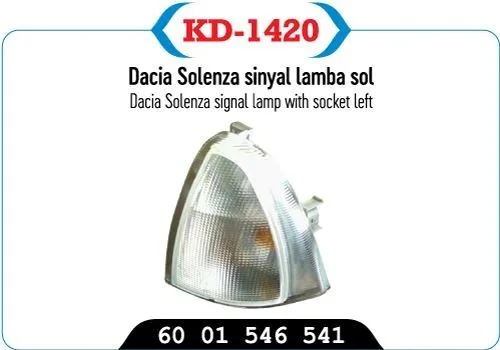 SINYAL LAMBASI DUYLU SOL DACIA ürün görseli 1