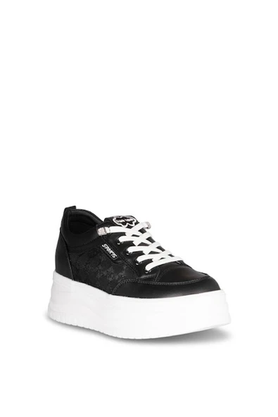 Solmaz BDL2006 Siyah Kadın Sneaker - Resim 3