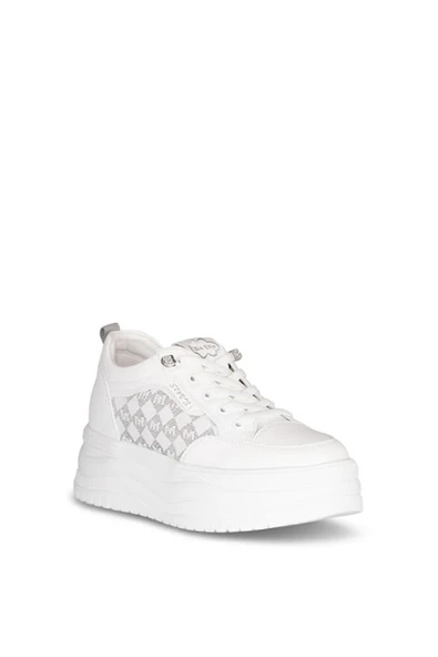 Solmaz BDL2006 Beyaz Kadın Sneaker - Resim 3