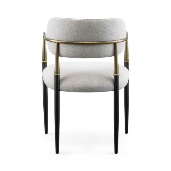 Elegance Kolçaklı Metal Mutfak Sandalyesi - Resim 3