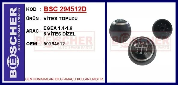 VİTES TOPUZU EGEA 1.4-1.6 6 VİTES DİZEL ürün görseli 1