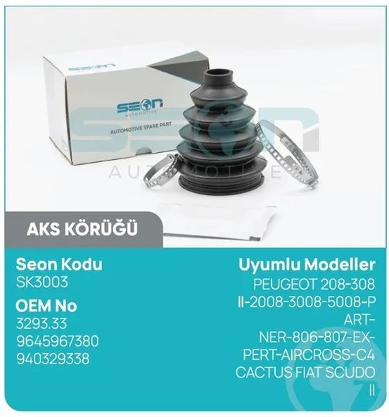 AKS KÖRÜĞÜ DIŞ PEUGEOT 208 308 2008 3008 5008 ürün görseli 1