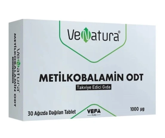Venatura Vitamin B12 Metilkobalamin Odt 30 Tablet ürün görseli 1