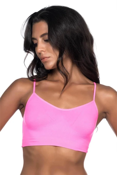 Arias Closet Neon Fuşya MI Emay 4003 Soft İp Askı Büstiyer ürün görseli 1