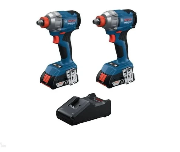 BOSCH GDX 18V-285 2 Lİ SET + 2 Adet GBA 18V 4.0 Ah Akü ürün görseli 1