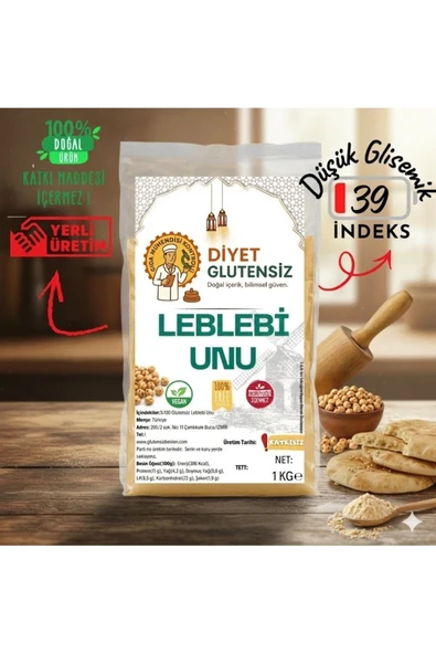 Diyet Glutensiz Glutensiz Leblebi Unu 1 KG ürün görseli 1