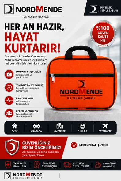 İlk Yardım Çantası Acil Müdahale Seti – Araç, Ev, Ofis ve Seyahat İçin ürün görseli 1