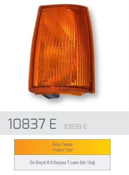SİNYAL DUYSUZ SAĞ R9 SARI ürün görseli 1