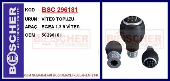 VİTES TOPUZU EGEA 1.3 5 VİTES ürün görseli 1
