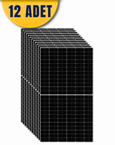 TommaTech 620 W Diamond Bifacial Half Cut Topcon Güneş Paneli - 12 Adet ürün görseli 1