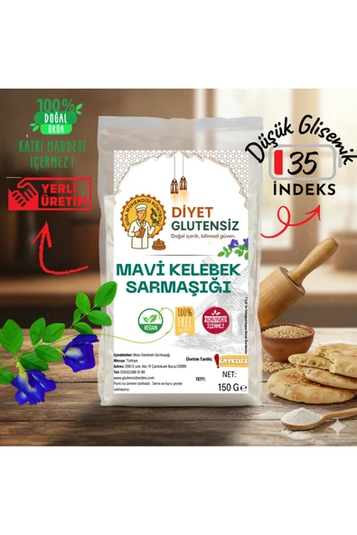 Diyet Glutensiz Mavi Kelebek Sarmaşığı 150 G ürün görseli 1