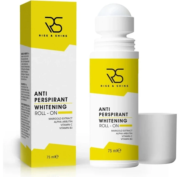 Rise & Shine Kadınlar için Ferah Koku Roll-On 75 ml - Terlemeyi Azaltır, Kötü Kokulara Karşı Etkilidir ürün görseli 1