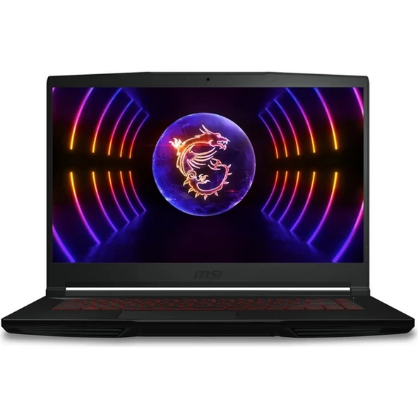 MSI Thin GF63 12VE-099XTR i7-12650H 16GB 512GB FDOS RTX4050 15.6" FHD Gaming Notebook ürün görseli 1