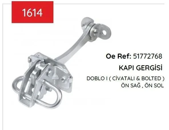 KAPI GERGISI DOBLO EM ÖN CIVATALI 51772768 ürün görseli 1