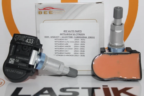 MİTSUBİSHİ & CİTROEN GRUBU ARAÇLARLA UYUMLU LASTİK BASINÇ SENSÖRÜ OEM: 4250C477 - 1612477080 S180052094A ürün görseli 1