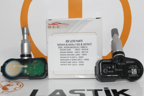 NİSSAN & MERCEDES & İNFİNİTİ GRUBU ARAÇLARLA UYUMLU LASTİK BASINÇ SENSÖRÜ OEM: 40700-6WY0A-B-C ürün görseli 1