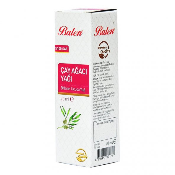 Balen Çay Ağacı Yağı 20 ML - Resim 3