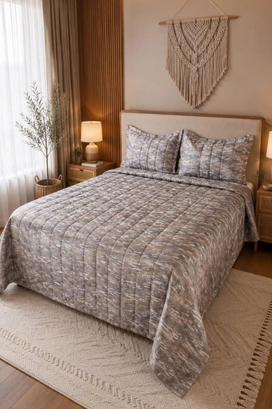 Cortina Çift Kişilik Yatak Örtüsü 240x250 cm Bej ürün görseli 1