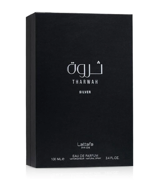 Lattafa Tharwah Silver Edp 100 Ml Erkek Parfüm - Resim 3