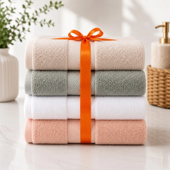 Özdilek -Woven 4 LÜ SET- Süper Yumuşak El ve Yüz Havlusu (50x90) ürün görseli 1