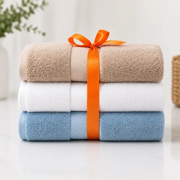 Özdilek -Woven 3 LÜ SET- Süper Yumuşak El ve Yüz Havlusu (50x90) ürün görseli 1