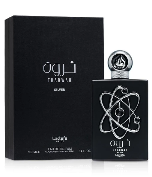 Lattafa Tharwah Silver Edp 100 Ml Erkek Parfüm - Resim 2