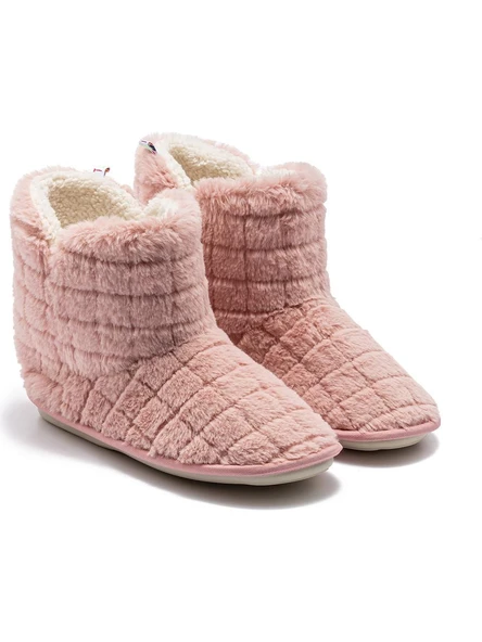 TWIGY TW EDİ PELUŞ PEMBE KADIN EV BOTU 37/41 ürün görseli 1