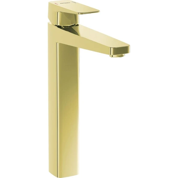 Root Square A4273323 Çanak Lavabo Bataryası, Altın ürün görseli 1