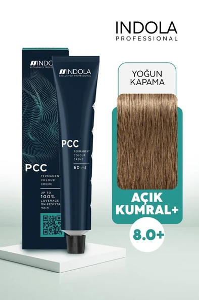 Indola PCC 8.0+ Açık Kumral+ Saç Boyası 60 ml ürün görseli 1