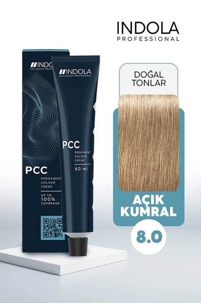 Indola PCC 8.0 Açık Kumral 60 ml Saç Boyası ürün görseli 1