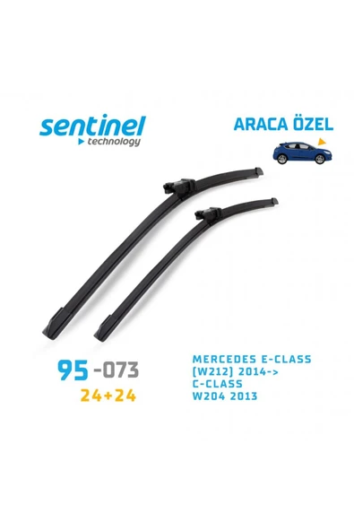 SİLECEK MUZ MERCEDES E-CLASS W212 2014->C-CLASS W204 2013-> 24"+24" 2ÖNuyumlu ürün görseli 1