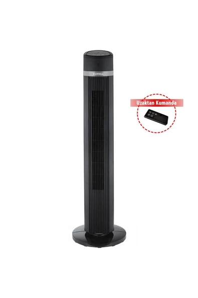 Luxell LXF-260 B Siyah Uzaktan Kumandalı Kule Tipi Vantilatör ürün görseli 1