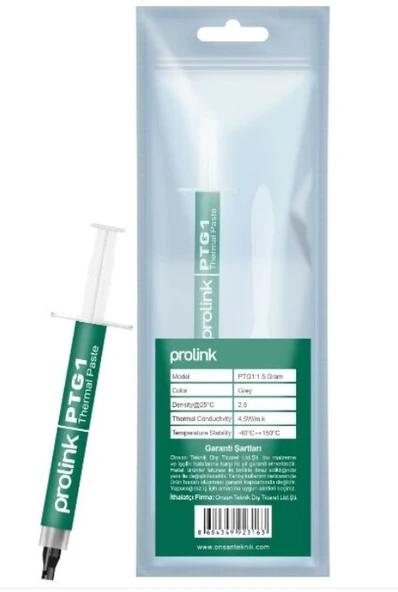 Proskit PTG1-1.5 4,5W/mk 1,5Gr Şırınga Termal Macun ürün görseli 1