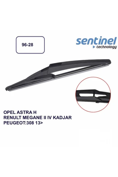 SİLECEK 1 ADET ARKA CAM 25 CM ASTRA H , MEGANE 2-4 KADJAR , ürün görseli 1